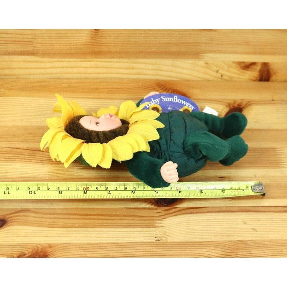 New Anne Geddes Sunflower 7" Baby Small Plush Doll Play Toy - Picture 3 of 3